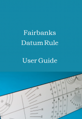 Temporarily out of stock - Fairbanks Datum Rule with instruction booklet
