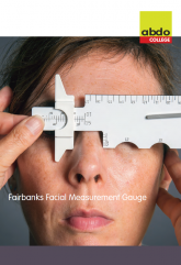 Fairbanks Facial Measurement Gauge c/w instruction booklet